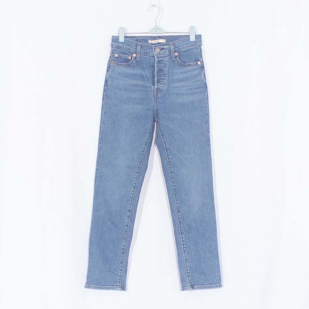LEVI'S Wedgie Straight Jeans Size 26 - Picture 6 of 12